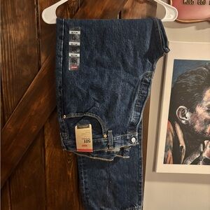 Levi's Dark Blue Denim Pants 501